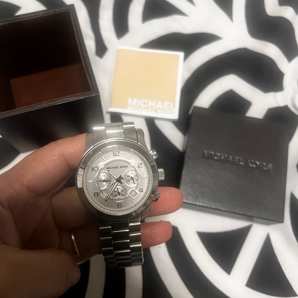 Michael Kors Silver Stainless Steel Watch